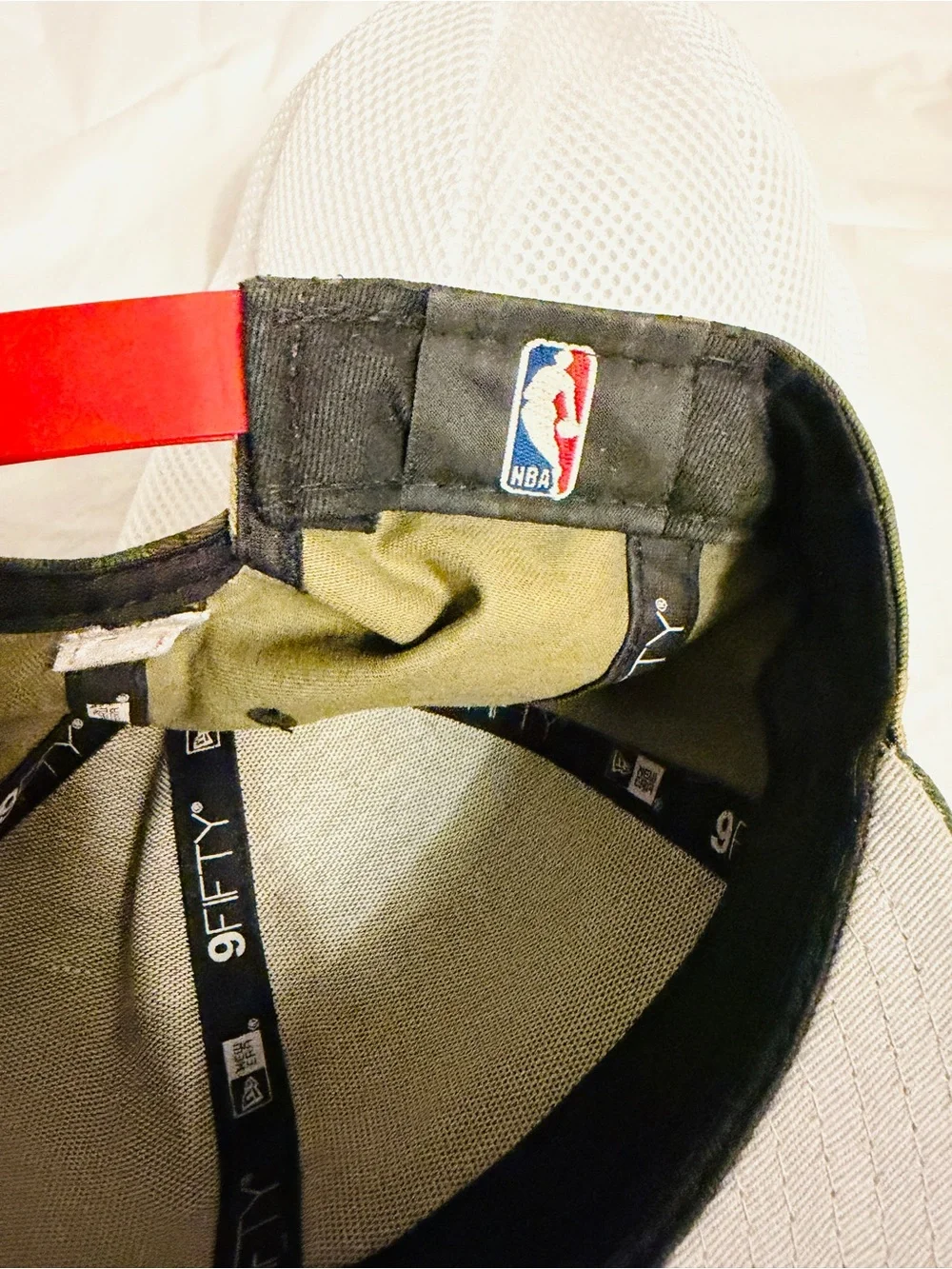 Chicago Bulls New Era 9FIFTY Snapback Hat Camo NBA Double Logo Embroidered